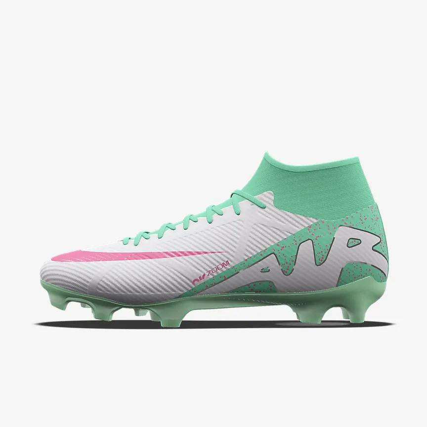 Giày Nike Mercurial Superfly 9 Academy By You Nữ Trắng Xanh